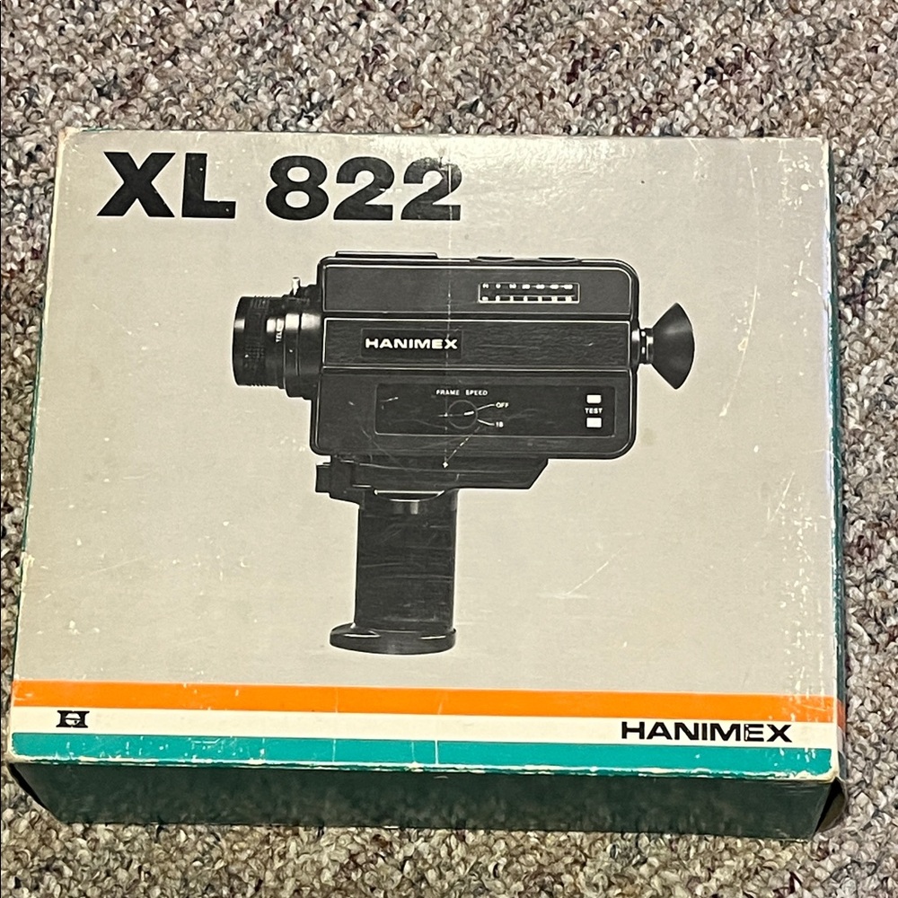 Antique Hanimex XL 822 Super 8mm Movie Camera